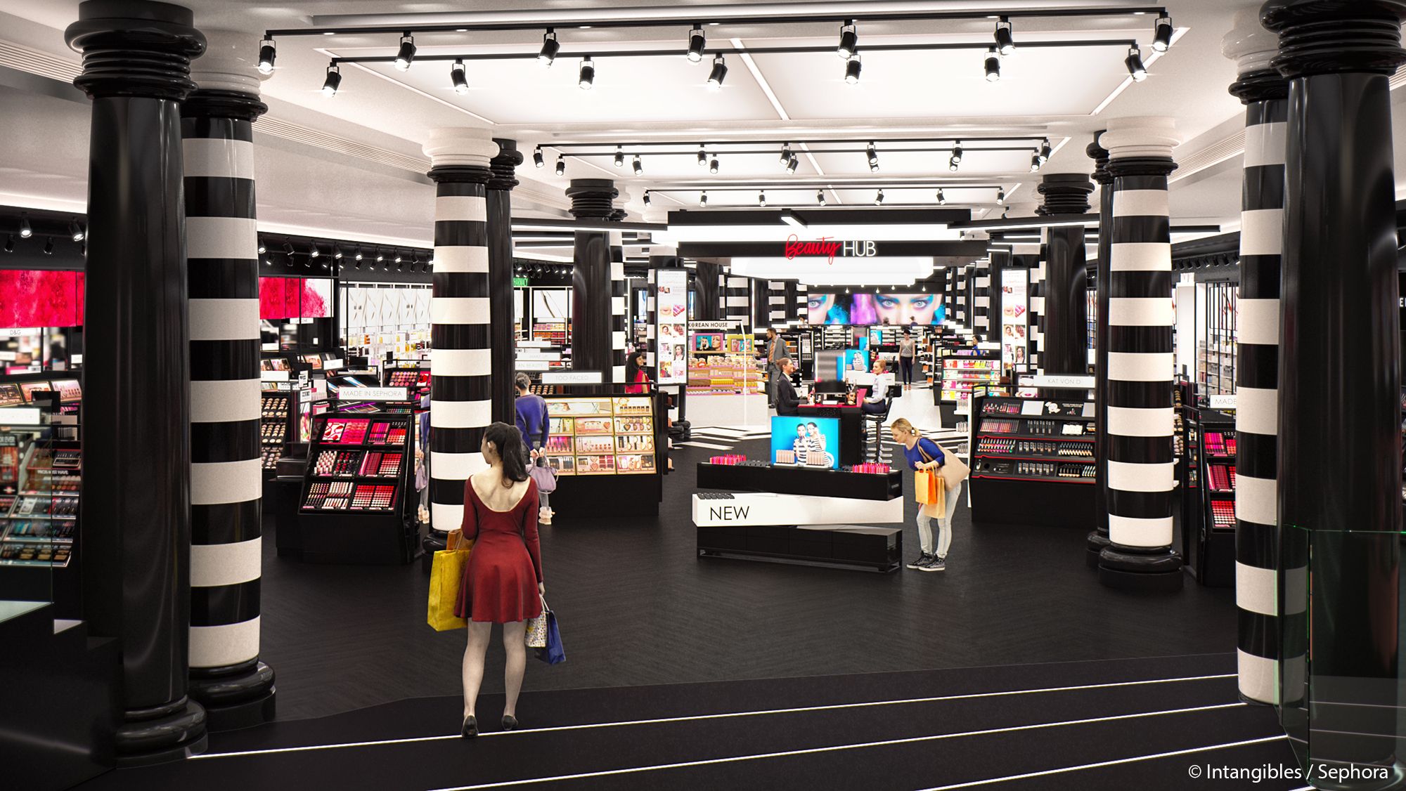 Shopping experience at the Sephora New Store Concept in El Triangle